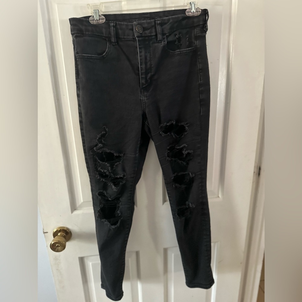 American Eagle ripped jeans